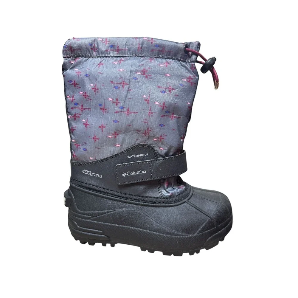Columbia  Powderbug Plus II Winter Snow Boots Kid‎ Size 1Y Youth No Box